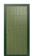 Дверь TermoWood Patina Серый кварц 1260 вид снаружи