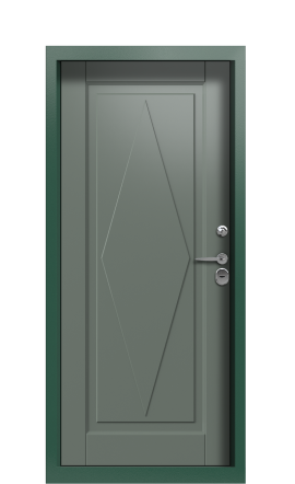 Дверь TermoWood Ral 6028 RAL 7009 1383