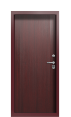 Дверь Termo Ral 3005 Темно-красный 1164 вид внутри