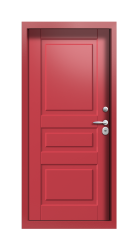 Дверь Termo Ral 3005 Тёмно красный 308 вид внутри