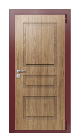 Дверь TermoWood Ral 3005 Грецкий орех 275