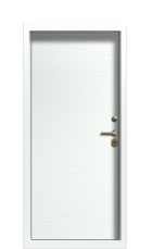 Дверь Termo Ral 9005 Зелёное сукно 699 вид внутри