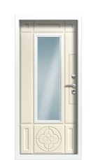 Дверь Termo Ral 9003 Слоновая Кость 924 вид внутри