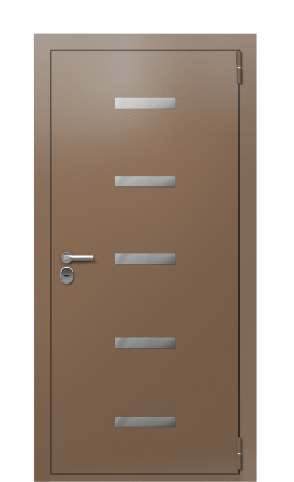 Дверь TermoPlus Ral 8025 Ванильный дуб 252