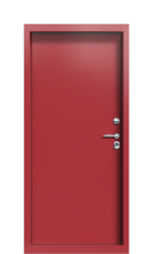 Дверь Termo Ral 9005 Kale 1124 вид внутри
