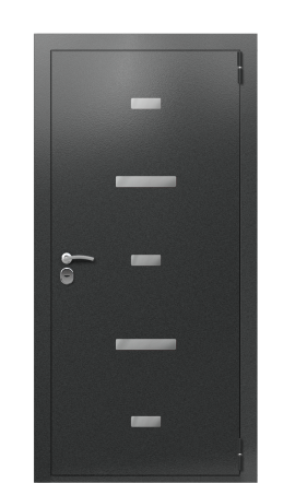 Входная дверь TermoPlus Silver RAL 7002 1138