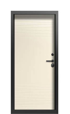 Входная дверь TermoWood Collori Зеленое сукно, Collori Слоновая кость