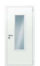 Дверь TermoPlus Ral 9003 Милк 959 вид снаружи