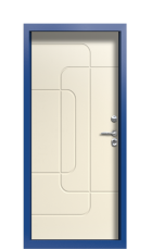 Дверь Termo Collori Слоновая кость ral 5005 D003 вид внутри