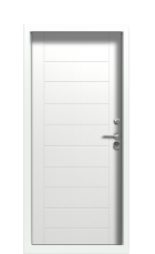 Дверь Termo Ral 5005 Милк 323 вид внутри