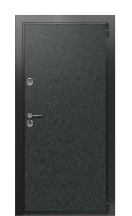 Дверь TermoWood Ral 9005 Terma Premium Черный гранит 2698