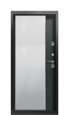Дверь Termo Ral 9005 Terma Premium Черный гранит 2698 вид внутри