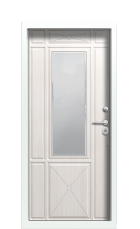 Дверь Termo Ral 9003 Граб Белый 944 вид внутри