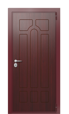 Дверь TermoWood Ral 3005 Тёмно-красный 311