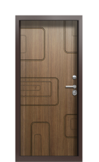 Дверь Termo Ral 8017 Тик 114 вид внутри