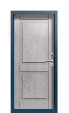 Дверь Termo Del Mare Бетон светлый 456 вид внутри