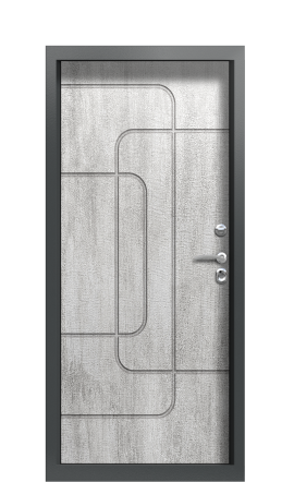 Дверь TermoPlus Ral 7043 Джут Белый 708