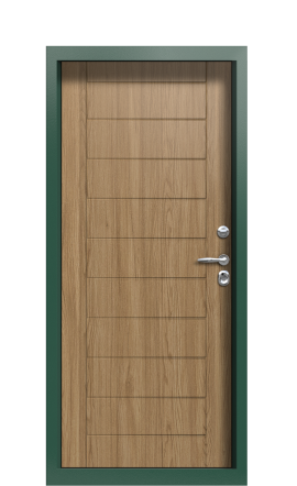 Дверь TermoPlus Ral 6028 Грецкий орех 831