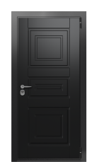 Дверь TermoWood Ral 9005 Collori Ral 9005 2646 вид снаружи