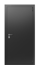 Дверь TermoPlus Vesuvio Collori Ral 9005 2659 вид снаружи