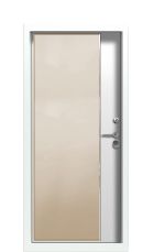 Дверь Termo Ral 9003 Terma Premium Ледяной Дождь 2575 вид внутри