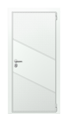 Дверь TermoWood Ral 9003 Ral 3031 998 вид снаружи