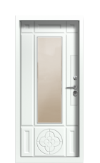 Дверь Termo Ral 9003 Collori Ral 9003 2540 вид внутри