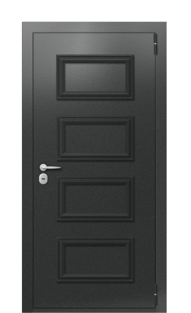 Дверь TermoPlus Silver Серый Туман 1398