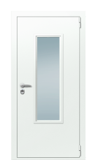 Дверь TermoPlus Ral 9003 Белая эмаль 1203 вид снаружи