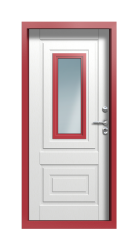 Дверь Termo Ral 3031 Милк 1219 вид внутри