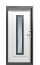 Дверь Termo Ral 7043 Milk 1437 вид внутри