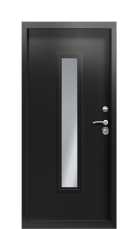 Дверь Termo Ral 9005 Kale 1307 вид внутри