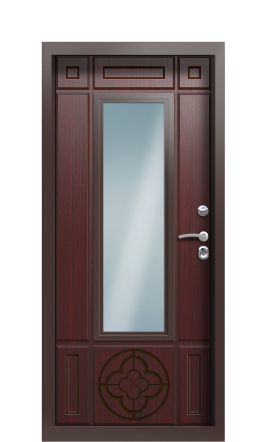 Дверь TermoWood Ral 8017 Темно-красный 1473