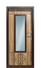 Дверь Termo Ral 6028 Греческий платан 926 вид внутри