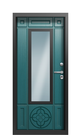 Дверь TermoPlus Vesuvio Морская волна 1406