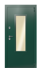 Дверь Termo Ral 6005 Kale 2541 вид снаружи