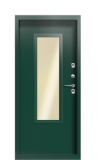 Дверь Termo Ral 6005 Kale 2541 вид внутри