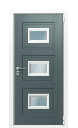 Дверь TermoWood Ral 9003 Джут белый 1482