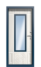 Дверь Termo Del Mare Белая эмаль 1319 вид внутри