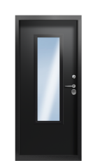 Дверь Termo Ral 9005 Collori Ral 9005 2622 вид внутри