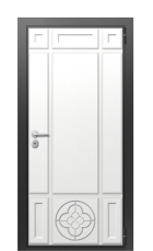 Дверь TermoWood Vesivio Милк 410 вид снаружи