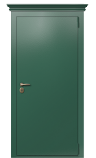 Дверь TermoPlus Ral 6028 Грецкий орех 849 вид снаружи