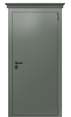 Дверь TermoPlus Ral 7009 Collori RAL 7009 C001 вид снаружи