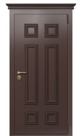 Дверь TermoPlus Ral 8025 белое дерево 493