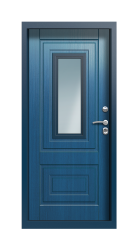 Дверь Termo Del Mare Темно-синяя 1318 вид внутри