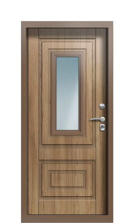 Дверь TermoWood Ral 8025 Грецкий орех 1317