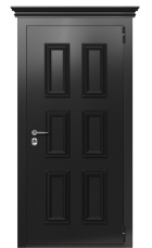 Дверь Termo Ral 9005 Kale 2585 вид снаружи