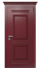 Дверь Termo Ral 3005 Ral 3031 245 вид снаружи