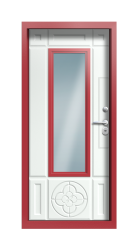 Дверь Termo Ral 3031 RAL 9003 1302 вид внутри