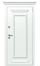 Дверь Termo Ral 9003 Kale 2741 вид снаружи